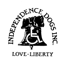 INDEPENDENCE DOGS INC. LOVE-LIBERTY logo