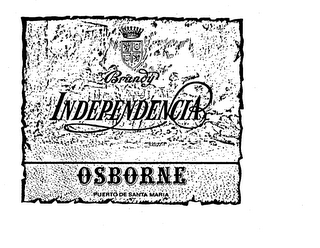 INDEPENDENCIA BRANDY OSBORNE PUERTO DE SANTA MARIA logo