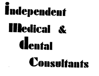 INDEPENDENT MEDICAL & DENTAL CONSULTANTS logo