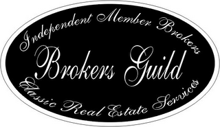 INDEPENDENT MEMBER BROKERS BROKERS GUILD CLASSIC REAL ESTATE SERVICES logo