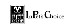 INDEPENDENT PET CO-OP INCORPORATED INPET'S CHOICE logo