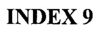 INDEX 9 logo