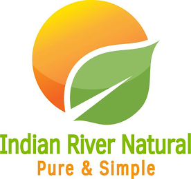 INDIAN RIVER NATURAL PURE & SIMPLE logo