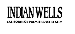 INDIAN WELLS CALIFORNIA'S PREMIER DESERT CITY logo
