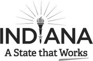 INDIANA A STATE THAT WORKS logo