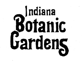 INDIANA BOTANIC GARDENS logo