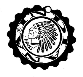 INDIANA HAWKS logo