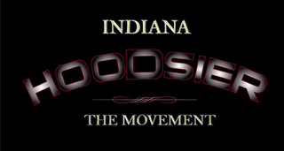 INDIANA HOODSIER THE MOVEMENT logo