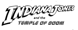 INDIANA JONES AND THE TEMPLE OF DOOM logo