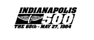INDIANAPOLIS 500 THE 68TH - MAY 27, 1984 logo