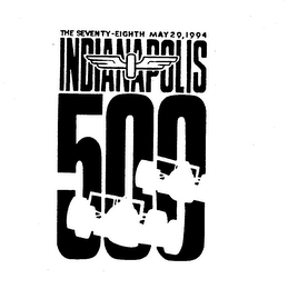 INDIANAPOLIS 500 THE SEVENTY-EIGHTH MAY 29, 1994 logo