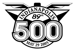 INDIANAPOLIS 89TH 500 MAY 29 2005 logo