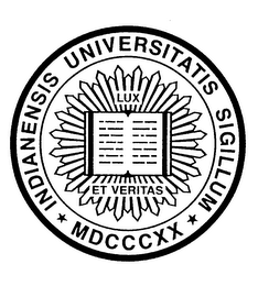 INDIANENSIS UNIVERSITATIS SIGILLUM MDCCCXX LUX ET VERITAS logo
