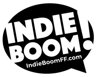 INDIE BOOM! INDIEBOOMFF.COM logo
