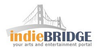 INDIEBRIDGE YOUR ARTS AND ENTERTAINMENT PORTAL logo
