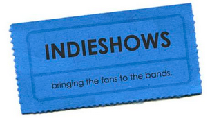 INDIESHOWS BRINGING THE FANS TO THE BANDS. logo