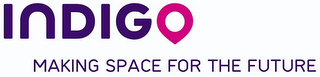 INDIGO MAKING SPACE FOR THE FUTURE logo
