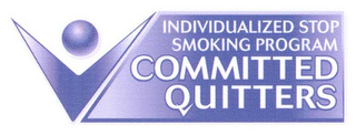 INDIVIDUALIZED STOP SMOKING PROGRAM COMMITTED QUITTERS logo