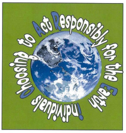 INDIVIDUALS CHOOSING TO ACT RESPONSIBLY FOR THE EARTH logo