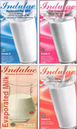 INDULAC INDULAC INDULAC INDULAC EVAPORATED MILK logo
