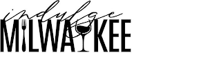 INDULGE MILWAUKEE logo