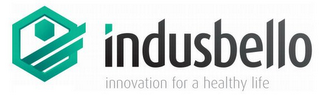 INDUSBELLO INNOVATION FOR A HEALTHY LIFE logo