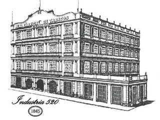 INDUSTRIA 520 REAL FABRICA DE TABACOS 1845 logo