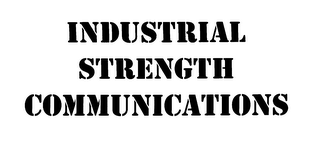 INDUSTRIAL STRENGTH COMMUNICATIONS logo
