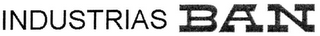 INDUSTRIAS BAN logo