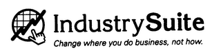 INDUSTRYSUITE CHANGE WHERE YOU DO BUSINESS, NOT HOW. logo