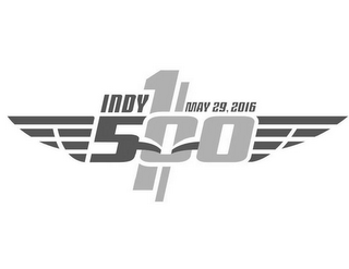 INDY 1 500 MAY 29, 2016 logo