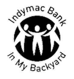 INDYMAC BANK IN MY BACKYARD logo