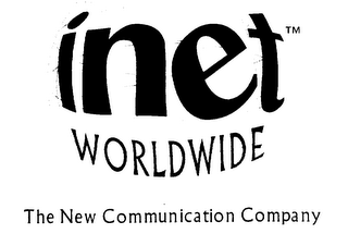 INET WORLDWIDE THE NEW COMMUNICATION COMPANY logo
