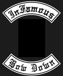 INFAMOUS BOW DOWN logo