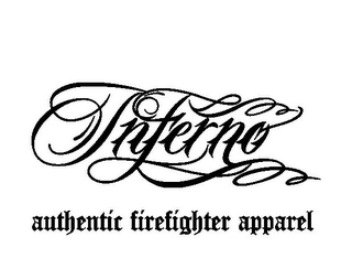 INFERNO AUTHENTIC FIREFIGHTER APPAREL logo