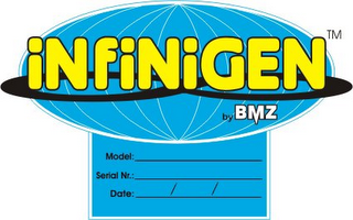 INFINIGEN BY BMZ MODEL: SERIAL NR.: DATE: logo