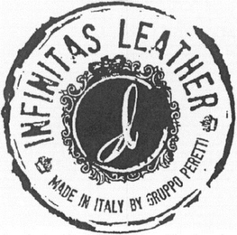 INFINITAS LEATHER MADE IN ITALY BY GRUPPO PERETTI logo