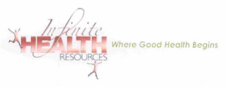 INFINITE HEALTH RESOURCES WHERE GOOD HEALTH BEGINS logo