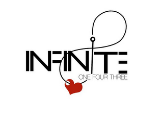 INFINITE ONE FOUR THREE logo