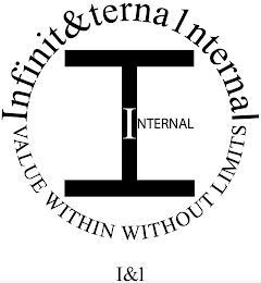 INFINIT&TERNA1NTERNAL VALUE WITHIN WITHOUT LIMITS I INTERNAL I&1 logo