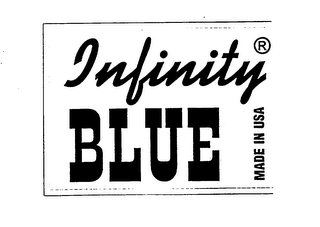 INFINITY BLUE MADE IN USA logo