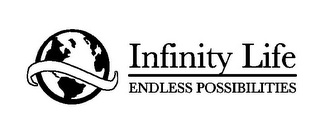 INFINITY LIFE ENDLESS POSSIBILITIES logo