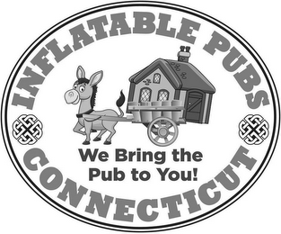 INFLATABLE PUBS WE BRING THE PUB TO YOU! CONNECTICUT logo