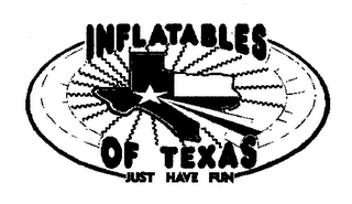 INFLATABLES OF TEXAS JUST HAVE FUN logo