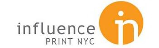 INFLUENCE PRINT NYC IN logo
