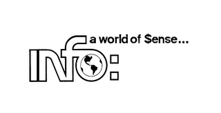 INFO: A WORLD OF SENSE... logo