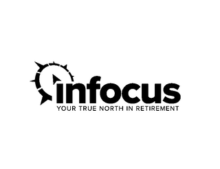 INFOCUS YOUR TRUE NORTH IN RETIREMENT logo