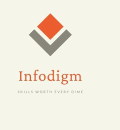 INFODIGM SKILLS WORTH EVERY DIME logo