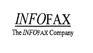 INFOFAX THE INFOFAX COMPANY logo