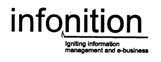 INFONITION IGNITING INFORMATION MANAGEMENT AND E-BUSINESS logo
